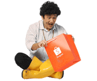 Swipe Up Use Your Brain Sticker by Shopee