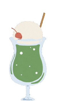 muika soda melon 喫茶店 muika Sticker