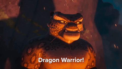 Dragon Warrior Dreamworks GIF by Kung Fu Panda 4