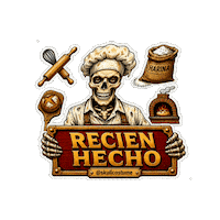 Skull Preparar Sticker