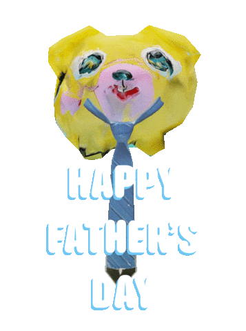 Fathers Day Dog Sticker by Nicky Rojo