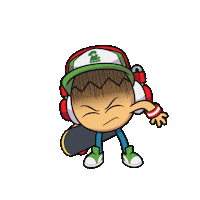 Toikido omg shocked run scared Sticker