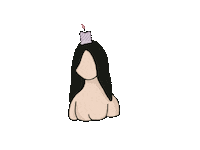 jennieroom birthday candle jennieroom Sticker