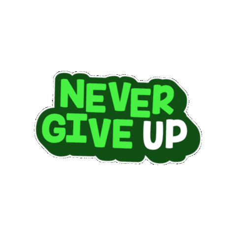 losverdes green up never give Sticker