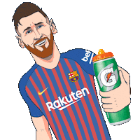Fc Barcelona Soccer Sticker by Gatorade