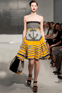 anais pouliot stripes GIF by fashgif