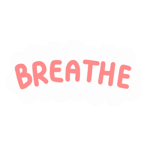 Breathe Mental Health Sticker by Tilly & Type