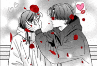 Love Story Kiss GIF