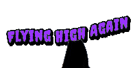 Flying High Again Sticker by SoulxCellar