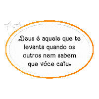 Frase Deus Sticker
