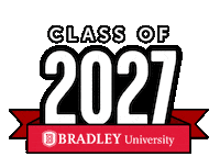 Classof2027 Sticker by Bradley University
