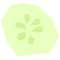 Spa Cucumber Sticker by Luma & Leaf