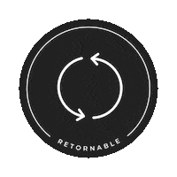 Zerowaste Retornable Sticker by Bodega Cero