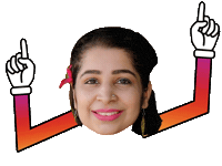 Wow Prerna Sticker by BORN ON INSTAGRAM