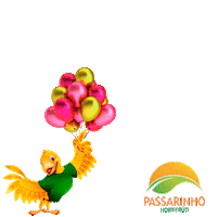 PassarinhoHortifruti bird passarinho hortifruti tarp Sticker