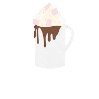 Hot Chocolate Dessert Sticker by Haute Dolci