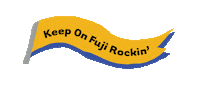 Rock Keep On Sticker by FUJIROCK