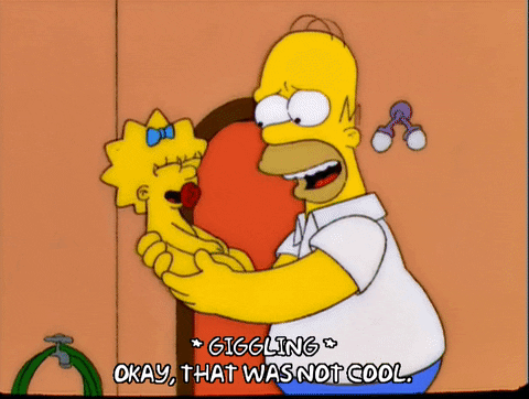 scolding homer simpson GIF