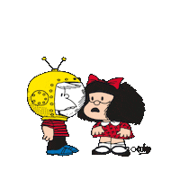 Mafalda Sticker by Chocolates Nestlé