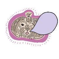 Lhasa Apso Love Sticker