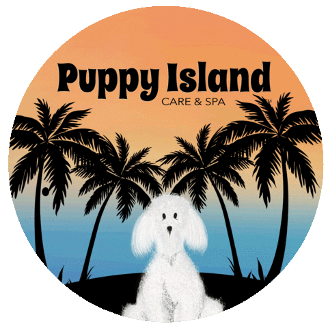 puppyislandspa giphyupload Sticker