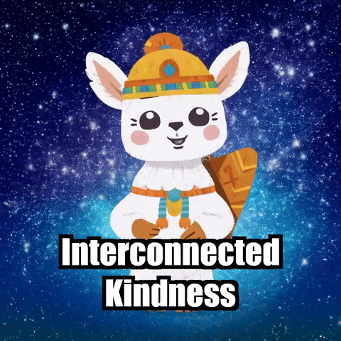 Wisdom Interconnectedness GIF by Llamaozi