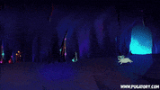 neon lights running GIF by Pugatory