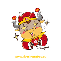 Money Ox Sticker by riverhongbao