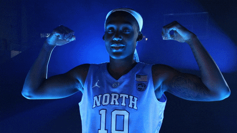 carolina basketball go heels GIF by UNC Tar Heels