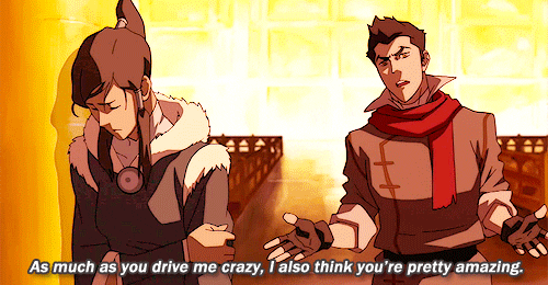 she drives him crazy in a different legend of korra GIF