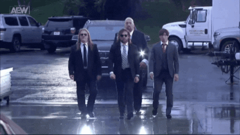 darubarrel giphygifmaker aew yakuza chris jericho GIF