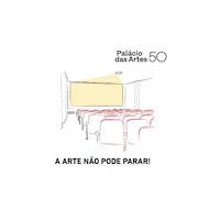 Palacio50 Sticker by Fundação Clóvis Salgado - Palácio das Artes