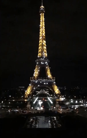 Eiffel Tower Illuminated with Message of Equality to Mark International Women's Day