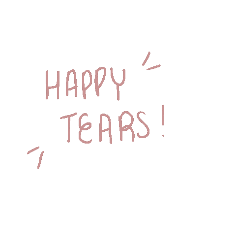 Happy Tears Sticker by Lauranne leest