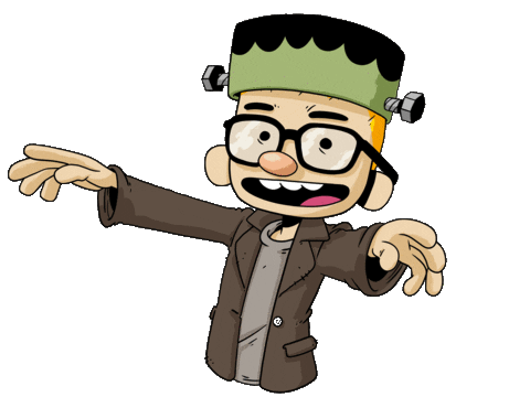 halloween frankenstein Sticker by Cartoon Network EMEA