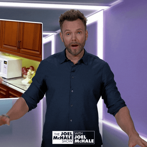 joel mchale chest GIF by NETFLIX