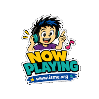 Vibing Music Lover Sticker by International Society for Music Education