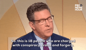 "This is 18 people who are charged..."