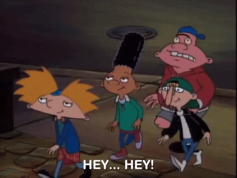 hey arnold nicksplat GIF