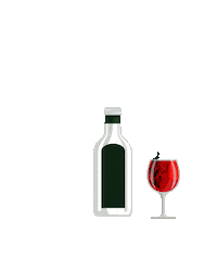 mixed_design bottle designer gin comunicacao Sticker