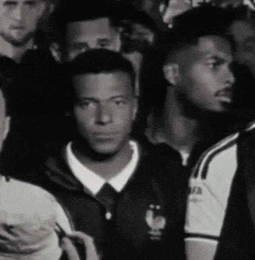 Kylian Mbappe Death Stare GIF