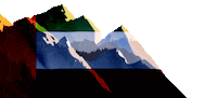 gulfforgood flag adventure mountain charity Sticker