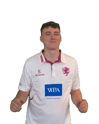 Sport Shrug Sticker by Somerset County Cricket Club