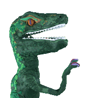Dinosaur Dino Sticker by angie amaro