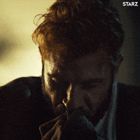 americangods reaction season 2 shocked surprise GIF