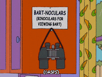 looking lisa simpson GIF