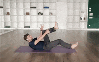 Happy Back Stretching GIF by YOGABODY