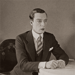 buster keaton silly silly girl GIF by Maudit
