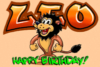 Happy Birthday Lion GIF