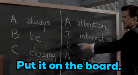 Put It On The Board GIF